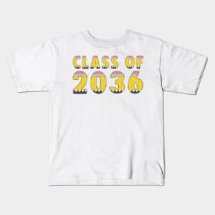 Class Of 2036 First Day Kindergarten or Graduation Tee. Kids T-Shirt